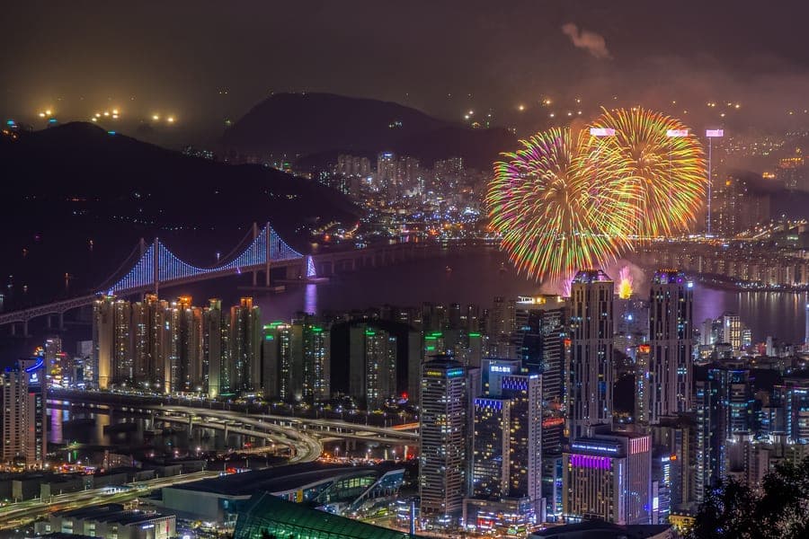 Busan Feuerwerksfestival-Tour
