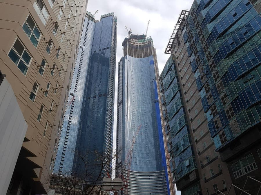 Foreign Buyer Site Tour at Haeundae LCT — Hyundai Solati
