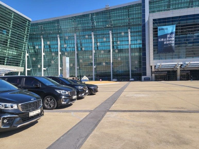Drone Show Korea 2022 at Busan BEXCO — VIP Protocol and Event Support Vehicles